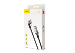Usb Кабель-зарядка Lightning Baseus Green U-shaped 2.4A 1м (CALUX-A01) чёрный