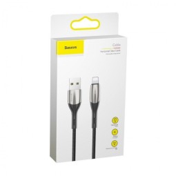 Usb Кабель-зарядка Lightning Baseus C-shaped Light Intelligent 1м (CALSP-B01) чёрный