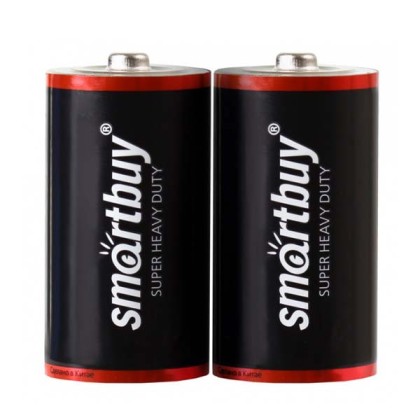 Батарейка солевая Smartbuy R20/2B (24/288) SBBZ-D02S