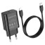 Сетевое зар. устр. Borofone BA65A с шнуром Type-C на Lightning 1C 20W черное