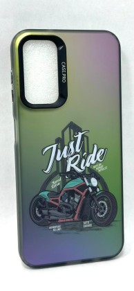 Накладка для Samsung Galaxy A14 пластик разные рисунки