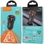 Автомобильное заряд. устр. Hoco Z46A 1USB/1C 18W/20W QC3.0 серое