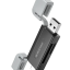 Картридер Borofone DH9 2TB 480Mbps USB/Type-C 2.0 чёрно-серый