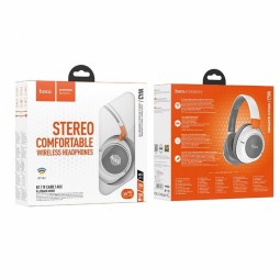 Стереонаушники Bluetooth полноразмерные HOCO W43 белые