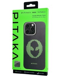 Накладка для i-Phone 16 Pro Max 6.9" Pitaka Aries Tactile Woven case (Alien)