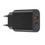 Сетевое зар. устр. WIWU Quick 1USB/1C 20W Wi-U002 черное