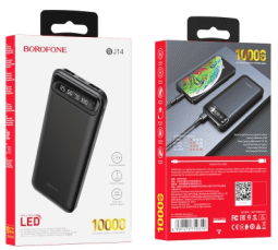 Powerbank Borofone BJ14 10000mAh 2USB 2A c дисплеем черный