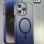 Накладка для i-Phone 15 Pro Max Keephone Dazzle Pro Magsafe синий