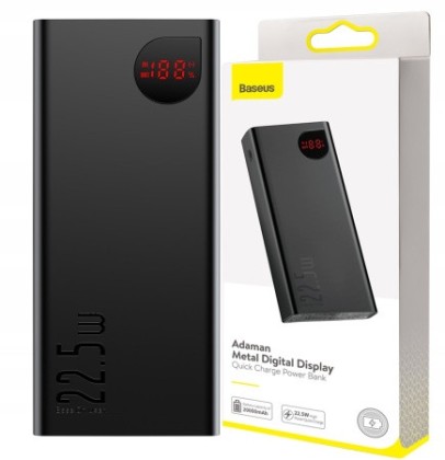 Powerbank Baseus Adaman 10000mAh 2USB/1USB-C 22.5W (PPiMDA-B0A) черный