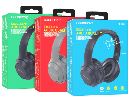 Стереонаушники Bluetooth полноразмерные Borofone BO20 BT5.3/200mAh/10ч черные