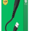 Usb Кабель-зарядка Type-C Borofone BX37 Wieldy 3A 1м в оплётке PVC чёрный