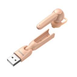 Bluetooth-гарнитура Baseus Encok A05 BT5.0/50mAh/6ч (NGA05-04) розовая