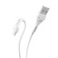Usb Кабель-зарядка Micro Hoco X37 Cool 2.4A 1м силиконовый белый