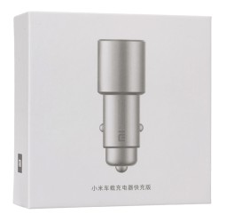 Автомобильное зар. устр. Xiaomi ZMI Metal Car Charger 2USB 3.6A (AP821) серебристый