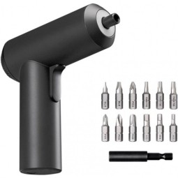 Отвертка аккумуляторная Xiaomi MiJia Electric Screwdriver Gun черная