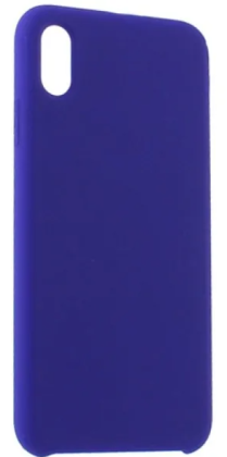 Чехол-накладка  i-Phone XR Silicone icase  №40 ярко-синяя