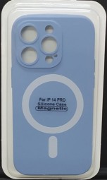 Накладка для i-Phone 14 Pro 6.1" Magsafe силикон лаванда