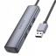Кабель-переходник Borofone DH12 USB на USB3.0x4 1.2М серый