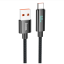 Usb Кабель-зарядка Type-C Hoco U125 с индикацией 5A 66W 1.2м черный