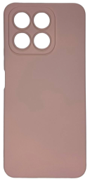 Накладка для Huawei Honor X8A Silicone cover без логотипа пудро