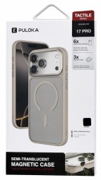 Накладка для i-Phone 17 Pro Puloka Magsafe черный