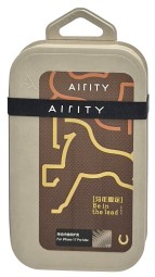 Накладка для i-Phone 17 Pro Max Airity Aramid Fiber Bein the lead Magsafe с узорам коричневый