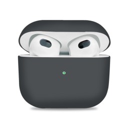 Силиконовый чехол для AirPods 3 тёмно-серый