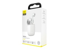 Мобильная Bluetooth-гарнитура TWS Baseus Encok W04 Pro BT5.0/37mAh (400mAh)/5ч (NGW04P-02) белая