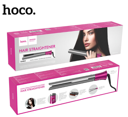 Щипцы для укладки волос Hoco DAR02 Jade 45Вт красные