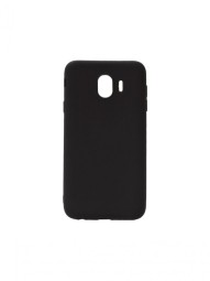 Чехол-накладка для Samsung Galaxy J4 (2018) силикон матовый чёрный