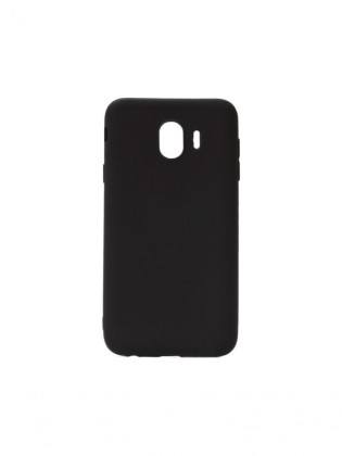 Чехол-накладка для Samsung Galaxy J4 (2018) силикон матовый чёрный