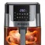 Аэрогриль Pudodo Smart Air Fryer 6L серебристый