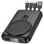 Powerbank магнитный с MagSafe Hoco J135 10000mAh с подставкой чёрный