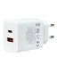 Сетевое зар. устр. Baseus Cube Fast Charger 1USB/1C P10111403213-00 белое