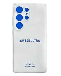 Чехол-накладка силикон 2.0мм Samsung Galaxy S25 Ultra прозрачный