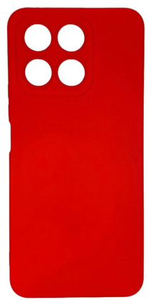 Накладка для Huawei Honor X8A Silicone cover без логотипа красная