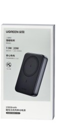 Powerbank магнитный с MagSafe Ugreen PB576 10000mAh 1C 20W серый