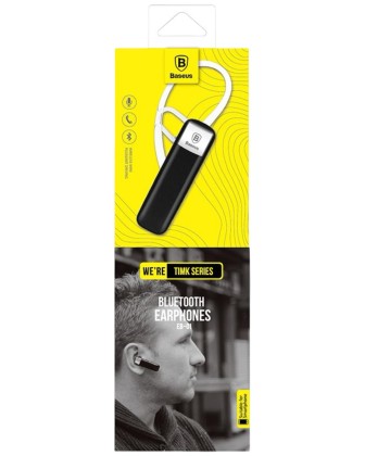 Bluetooth-гарнитура Baseus Timk series (AUBASETK-01) черная