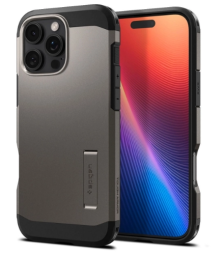 Накладка для i-Phone 16 Pro 6.3" Spigen Tough Armor MagSafe (ACS08145) серый