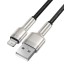 Usb Кабель-зарядка Lightning Baseus Cafule 2.4A 25см (CALJK-01) черный