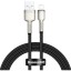 Usb Кабель-зарядка Lightning Baseus Cafule 2.4A 25см (CALJK-01) черный