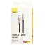 Usb Кабель-зарядка Lightning Baseus Cafule 2.4A 25см (CALJK-01) черный