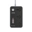 Сетевой фильтр LDNIO SC3412 2м/3 розетки/3 USB/1 USB-C серый