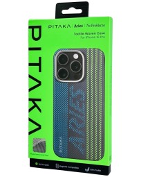 Накладка для i-Phone 16 Pro 6.3" Pitaka Aries Tactile Woven case (Credit card)