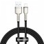 Usb Кабель-зарядка Lightning Baseus Cafule Metal 2.4A 1м (CALJK-A01) черный