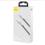Usb Кабель-зарядка Lightning Baseus Cafule Metal 2.4A 1м (CALJK-A01) черный
