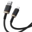 Usb Кабель-зарядка Lightning Baseus Dura Series 2.4A 2м (P10377801U01-02) черно-золотистый