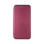 Чехол-книжка Xiaomi redmi Note 10 Pro Fashion Case кожаная боковая малиновая