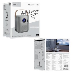 Проектор HOCO DT4 Smart projector 720P (Android version) серый