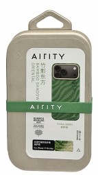 Накладка для i-Phone 17 Pro Max Airity Aramid Fiber Bamboo Shadow China Magsafe зеленый